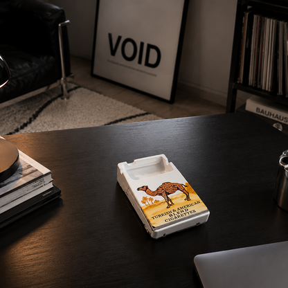 Ceramic Ashtray "Camel" Cigarette Case - Smoking Accessories