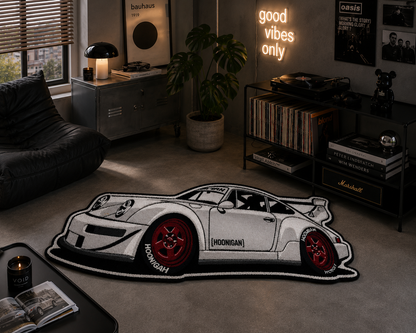 Sports Car Plush Rug