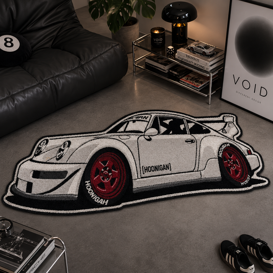 Sports Car Plush Rug