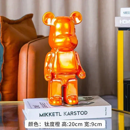 Ceramic Bear Figurine | Modern Decorative Sculpture